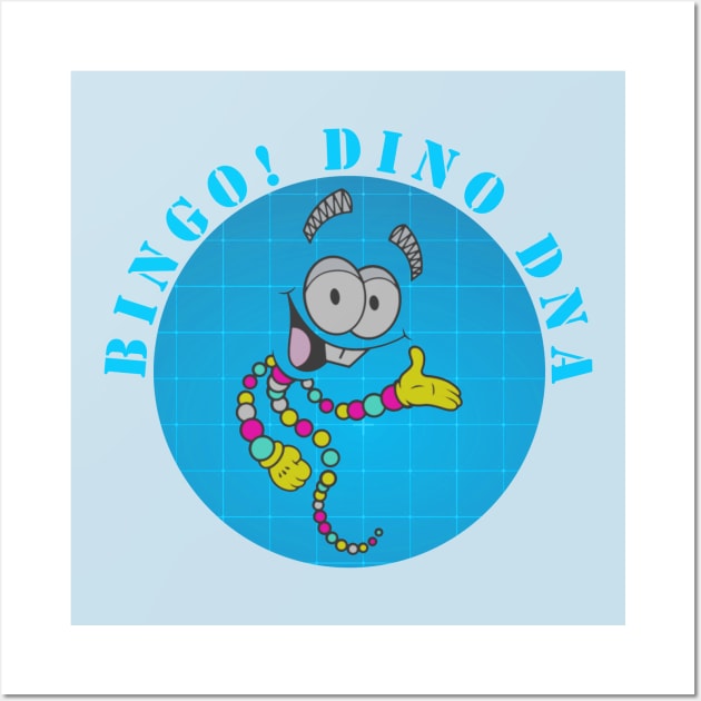 mr dna jurassic dino Wall Art by @rmyStore